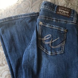 Express low rise jeans